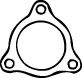 FONOS 80016 Gasket, exhaust pipe